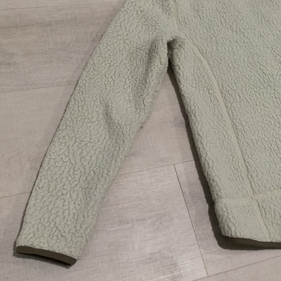 PATAGONIA Women’s 1/4 Quarter Zip Pullover Size Small Wool Tan - Picture 9 of 11